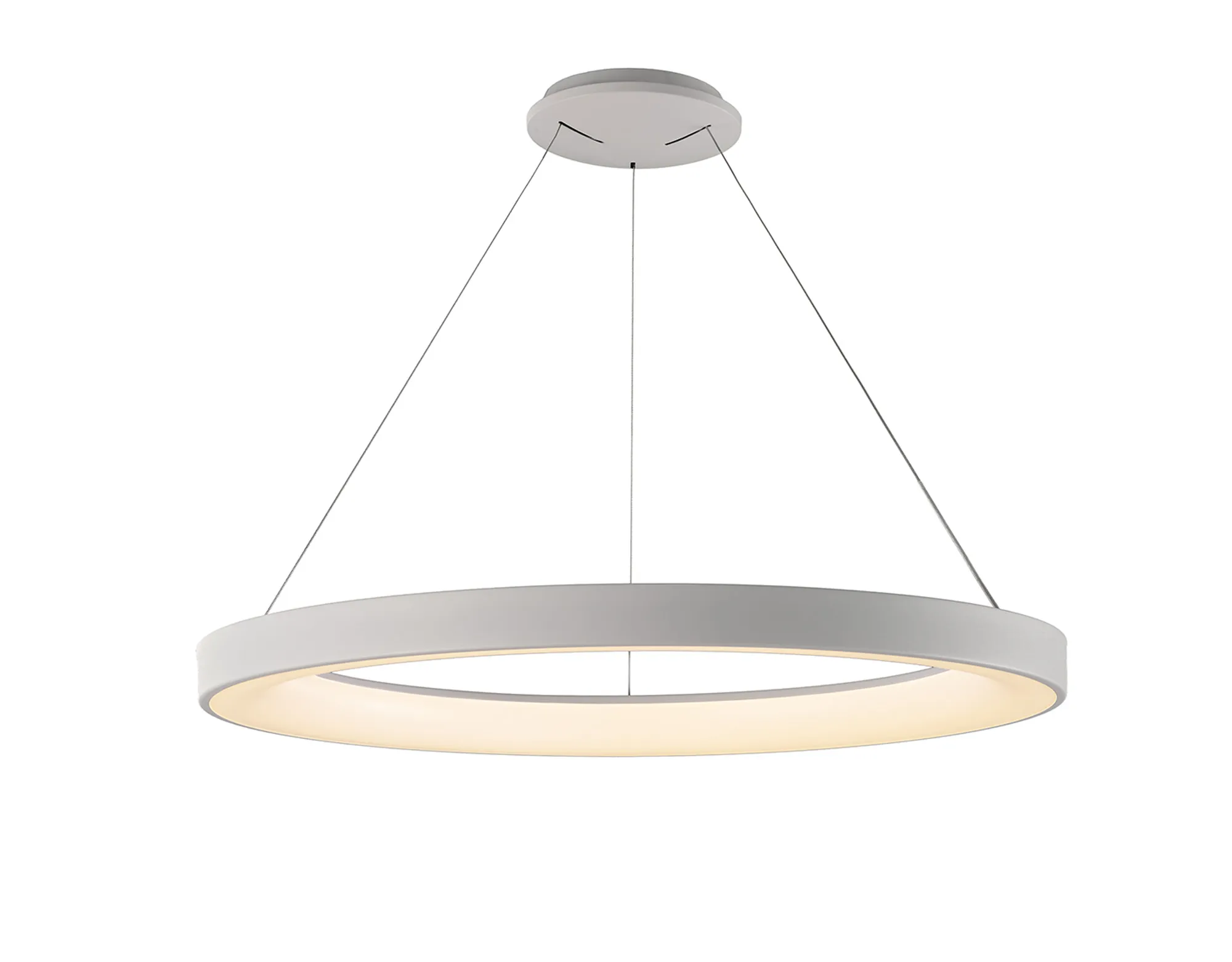 M8645  Niseko II Ring Pendant 90cm 66W LED White